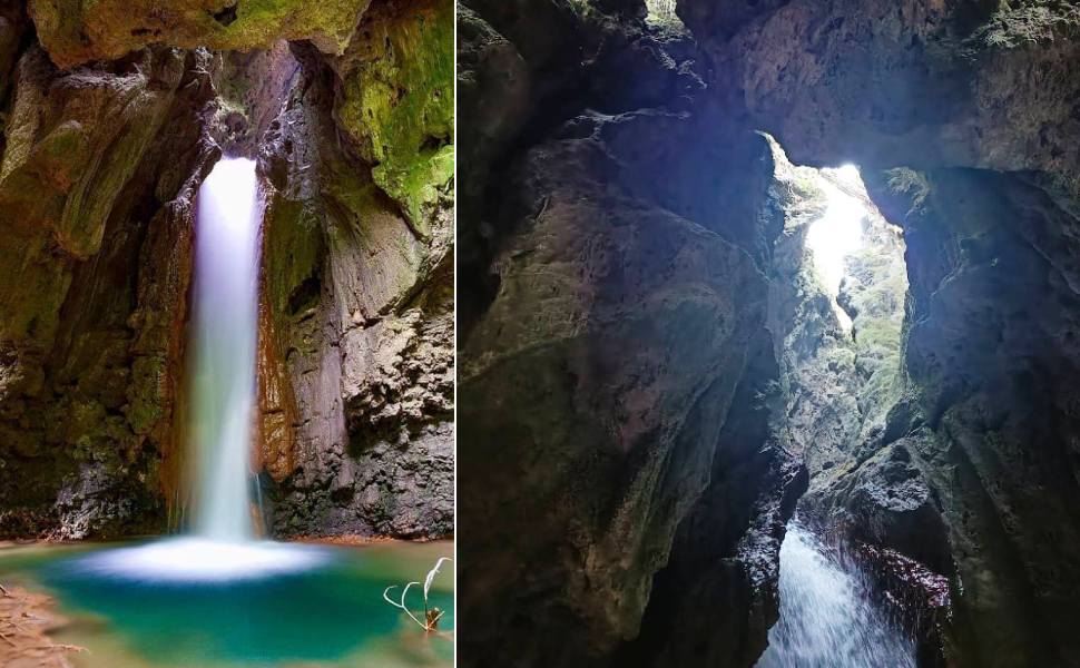 Sangineto, uno spettacolare salto d'acqua si tuffa in una grotta naturale: è la Cascata del Vuglio 54 cascata sangineto 01