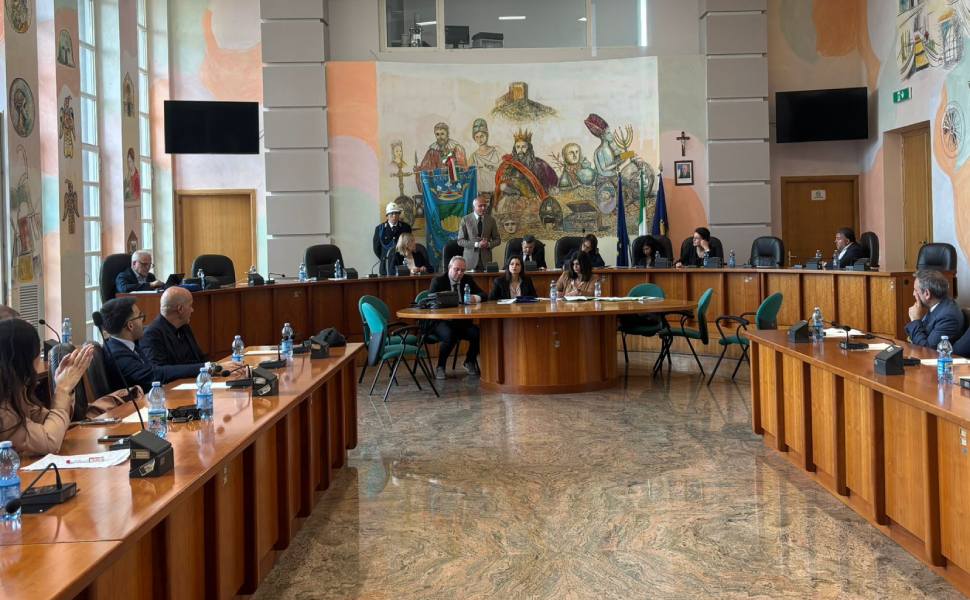 lintervento del Sindaco Franz Caruso