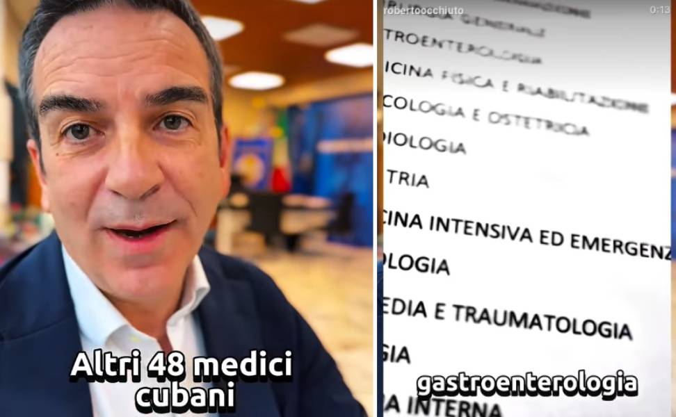 occhiuto 48 medici cubani