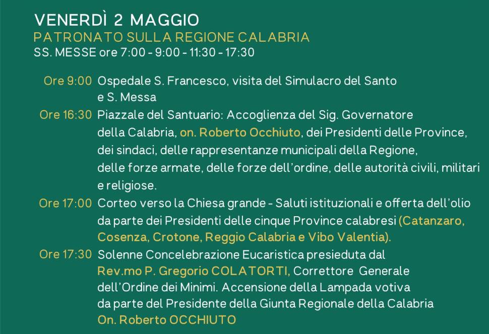 programma 2 maggio religioso 01