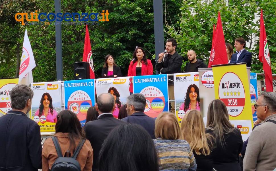 La candidata a sindaco Gallo (M5S) presenta le sue liste e annuncia: "Il 22 maggio Conte a Rende" 61 rossella gallo rende incontro 03