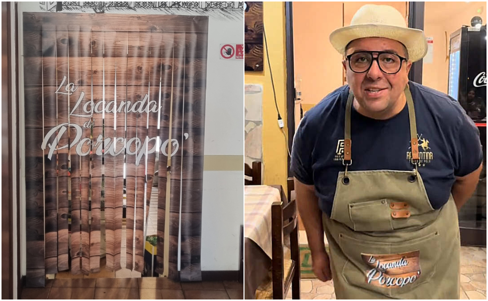 Il tiktoker col grembiule che celebra Cosenza nei piatti, tra gag e ironia. Per tutti semplicemente "Porcopò" 59 Porcopo locanda2
