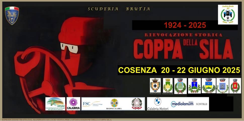 Rievocazione storica della Coppa Sila e del Circuito Città di Cosenza: un viaggio tra motori e tradizione 54 brutia 1 1