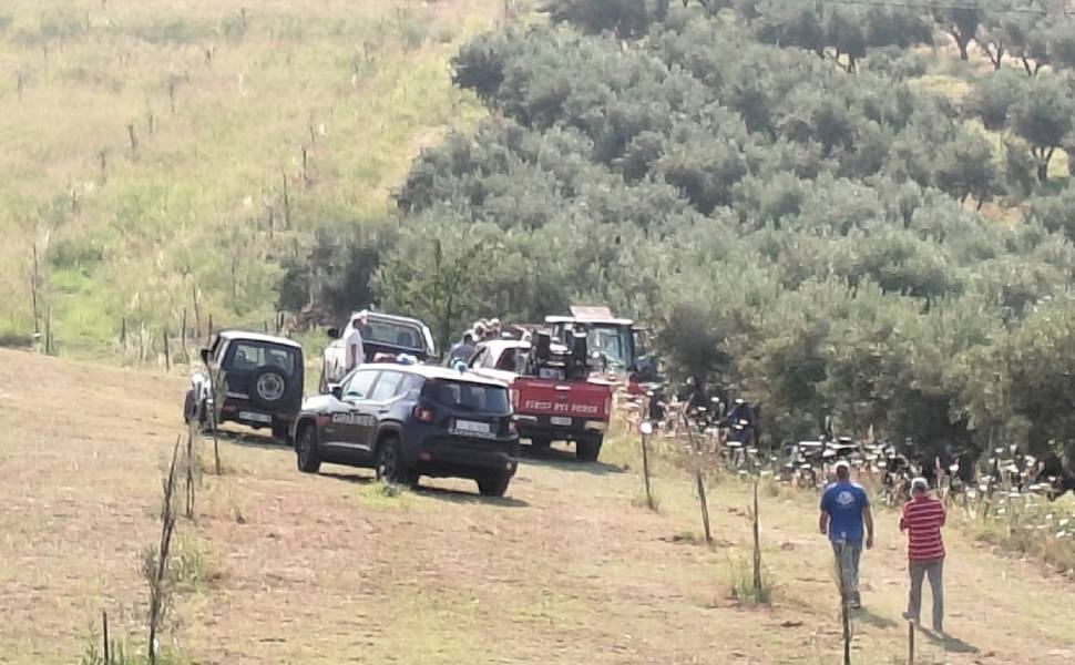 incidente trattore vigili fuoco zagarise