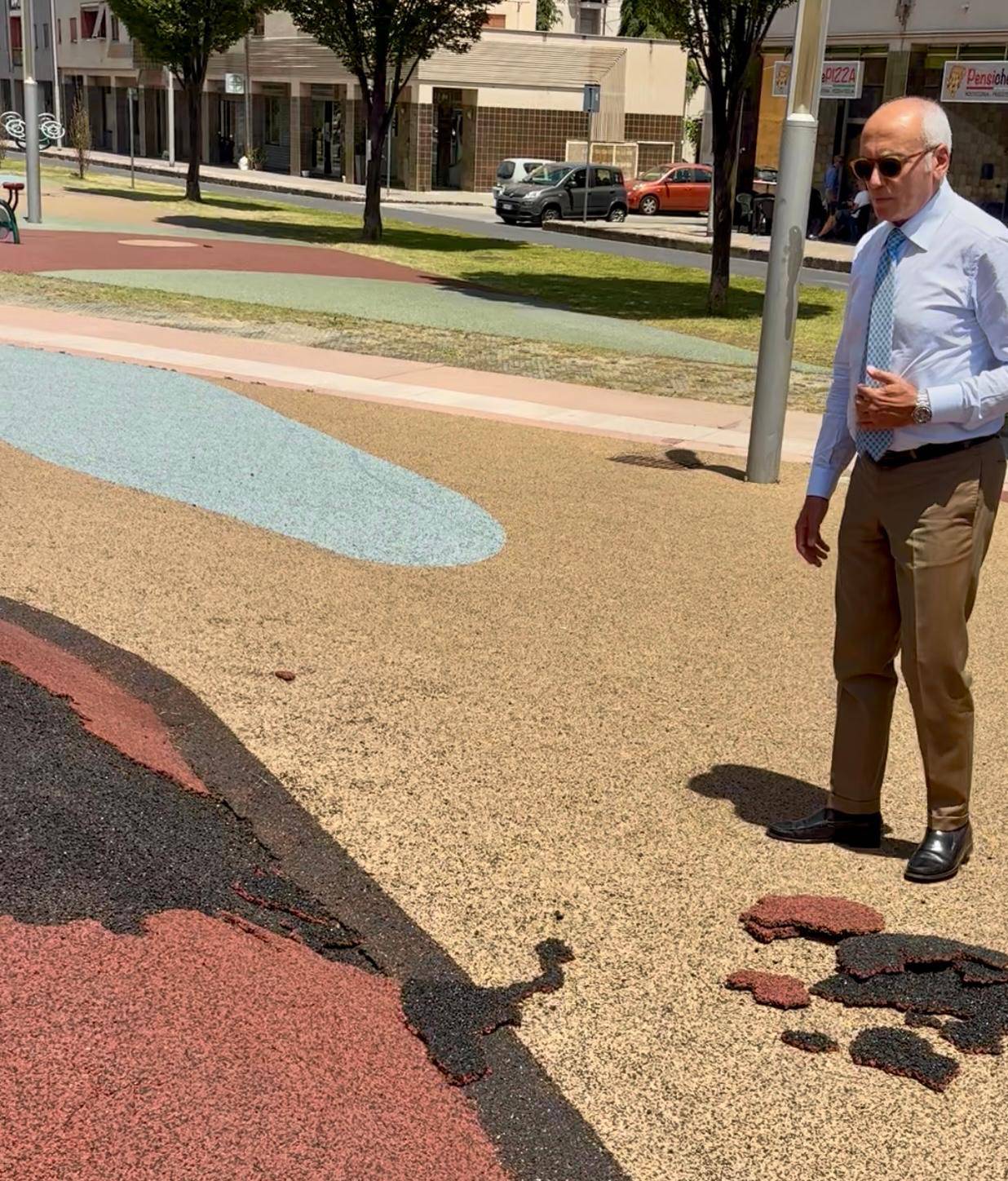 Cosenza: vandalizzato il Parco del Benessere, sindaco Caruso presenta denuncia ai carabinieri 53 sopralluogo parco benessere vandalizzato