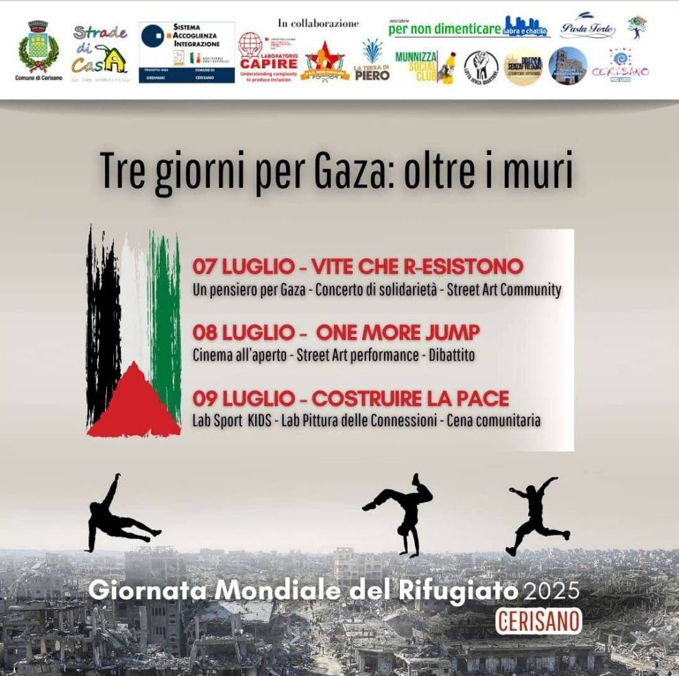 A Cerisano la Giornata Mondiale del Rifugiato 2025: “Tre giorni per Gaza: oltre i muri” 54 CERISANO giornata rifugiato