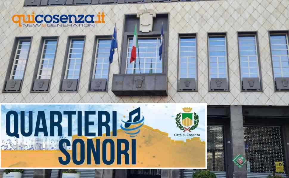 Comune di Cosenza Palazzo dei bruzi quartieri sonori