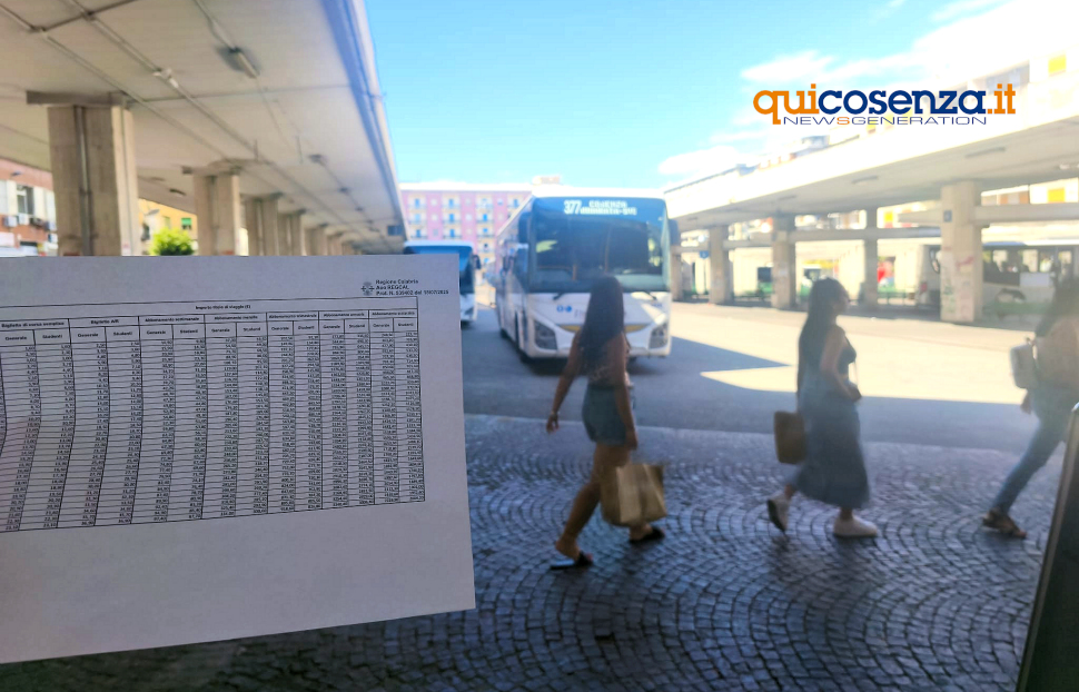 Ferrovie della Calabria Nuove tariffe