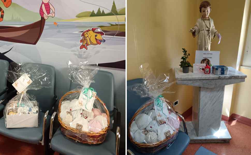 Cosenza: mani solidali per i più piccoli, scarpine e berretti per i neonati della Terapia Intensiva Neonatale 56 Gruppo Creativo Solidale di Casali del Manco TIN Cosenza 02