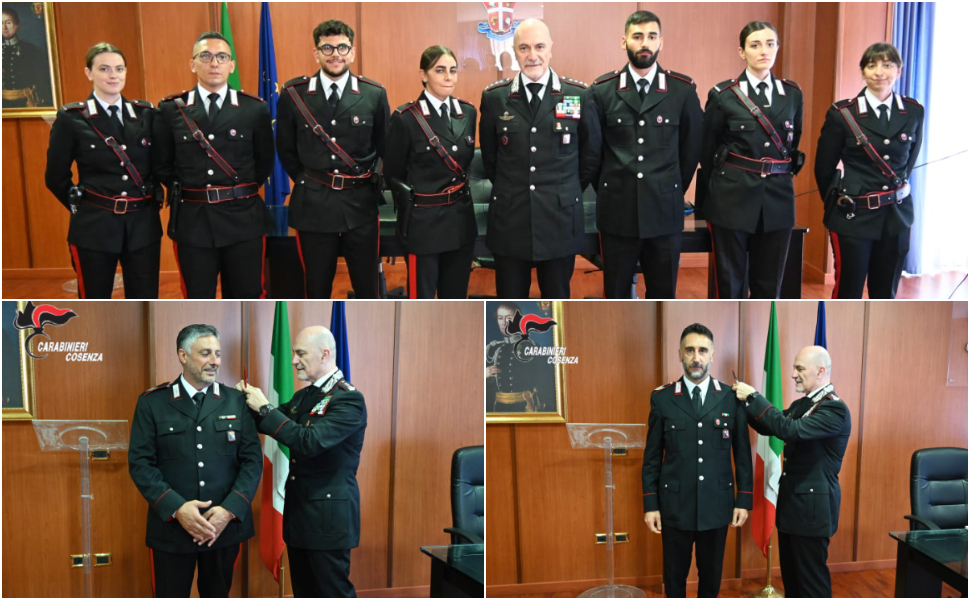 cerimonia cosenza carabinieri sovrintendenti