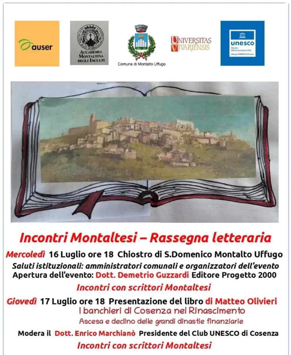 Montalto: al chiostro di San Domenico due giornate dedicate agli scrittori montaltesi 54 incontri montaltesi 1