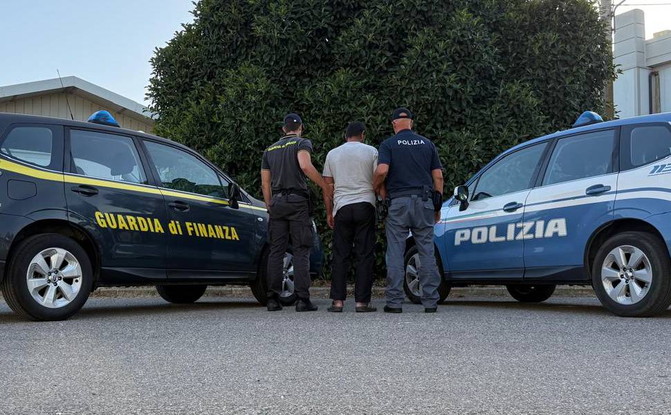 scafista fermo finanza polizia