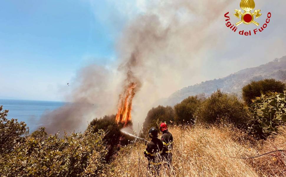 vigili fuoco incendio