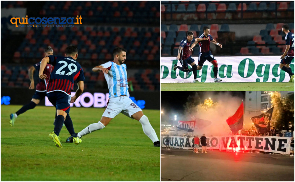 Cosenza Salernitana collage