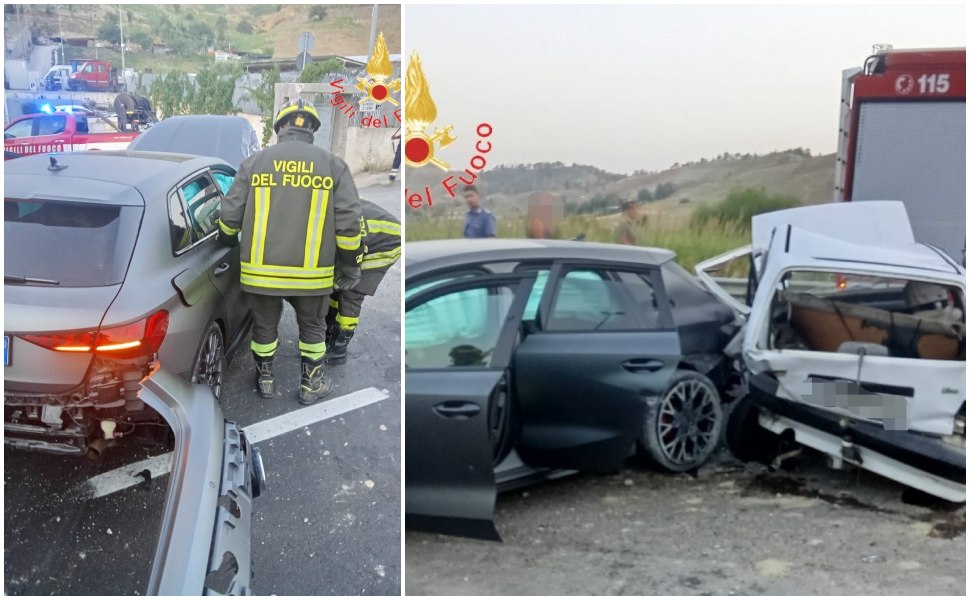 scontro auto Catanzaro