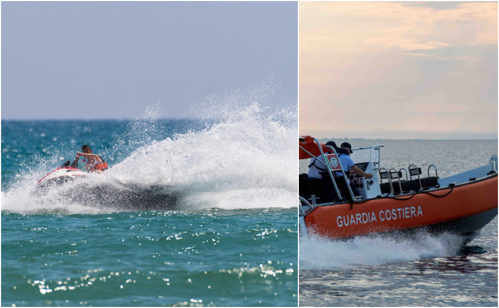 Moto dacqua acquascooter guardia costiera