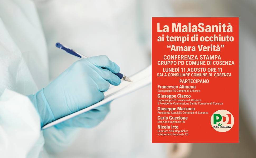 sanita pd conferenza stampa