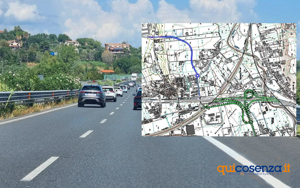 A2 nuovo svincolo Settimo Rende