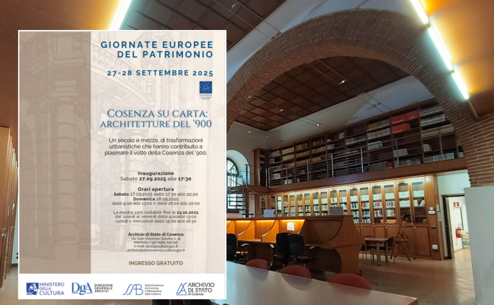 Archivio di Stato Cosenza mostra architettura