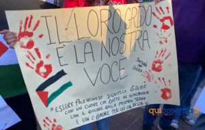 Anche Cosenza in piazza per Gaza e la Palestina «un genocidio nel silenzio e nell’indifferenza» - FOTO 58 Gaza Corteo Cosenza 04