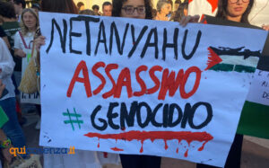 Anche Cosenza in piazza per Gaza e la Palestina «un genocidio nel silenzio e nell’indifferenza» - FOTO 59 Gaza Corteo Cosenza 05