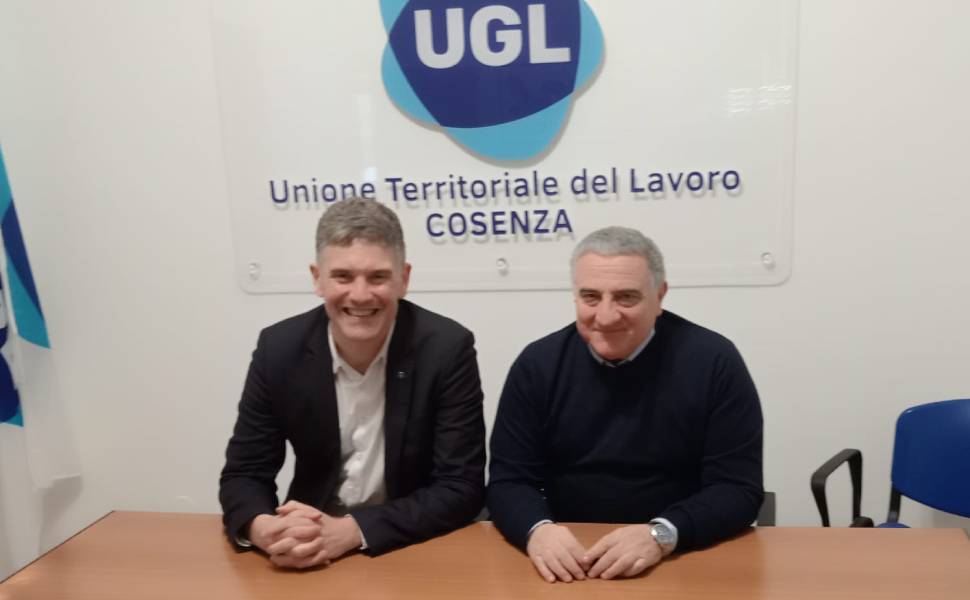 Gianluca Giuliano, segr naz Fed Salute, Guglielmo Nucci, segr UGL Cosenza