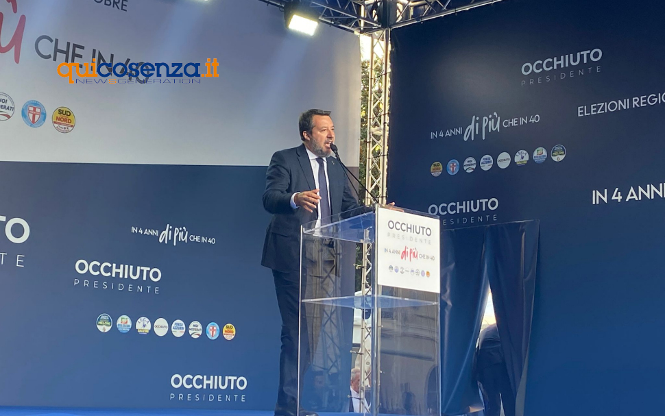 Salvini torna in Calabria, l'annuncio: «Ponte al via nel 2026 e più controlli sulle strade» 53 Salvini Matteo