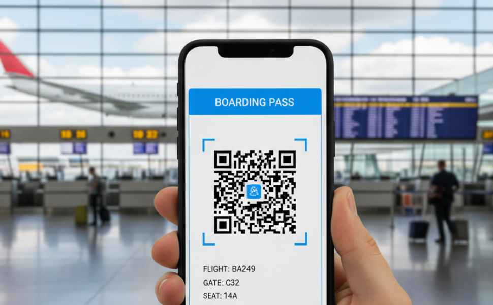 carta imbarco digitale generico