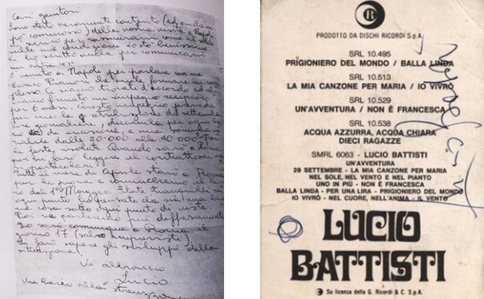 documenti lucio battisti