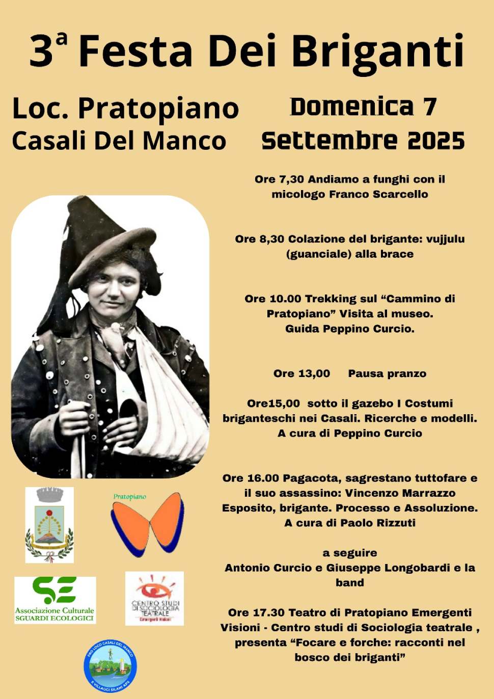 A Casali del Manco la terza "Festa del brigantaggio", tra immaginario e storie reali 54 locandina festa brigantaggio pratopiano 02