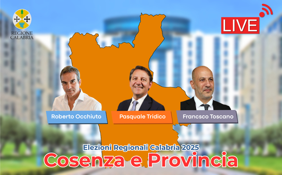 Elezioni Calabria 2025- Cosenza e provincia risultati
