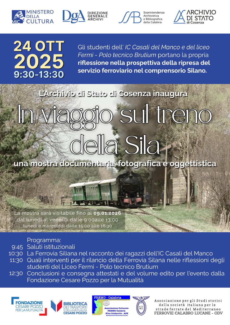 "In viaggio sul treno della Sila", mostra all'Archivio di Stato di Cosenza tra memoria e futuro 52 In viaggio sul treno della Sila