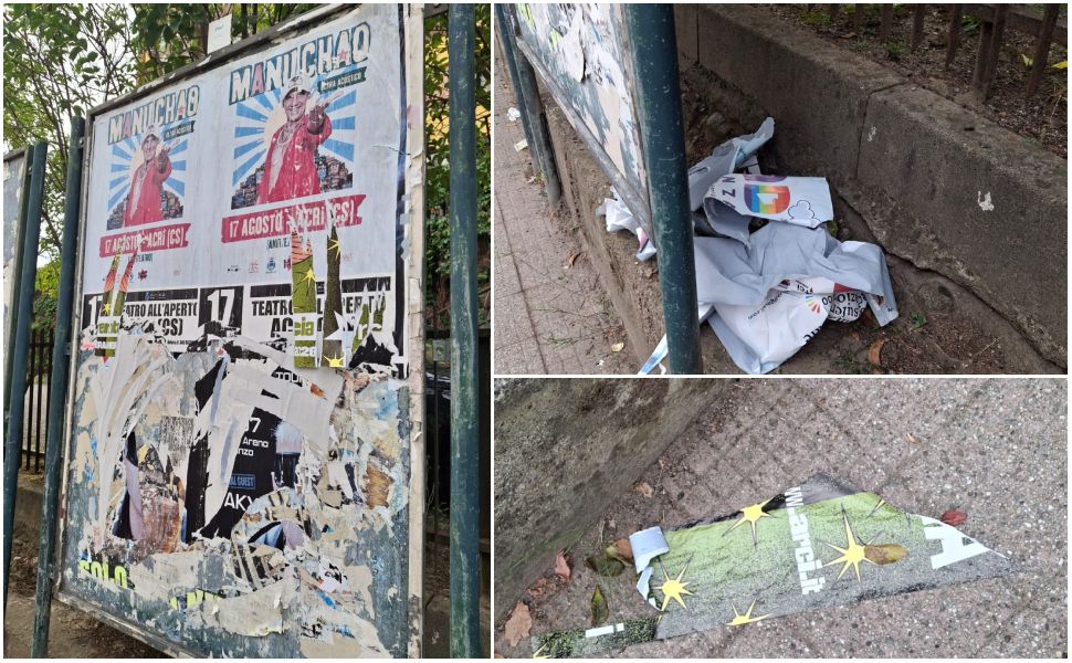 Manifesti Arci Cosenza Strappati