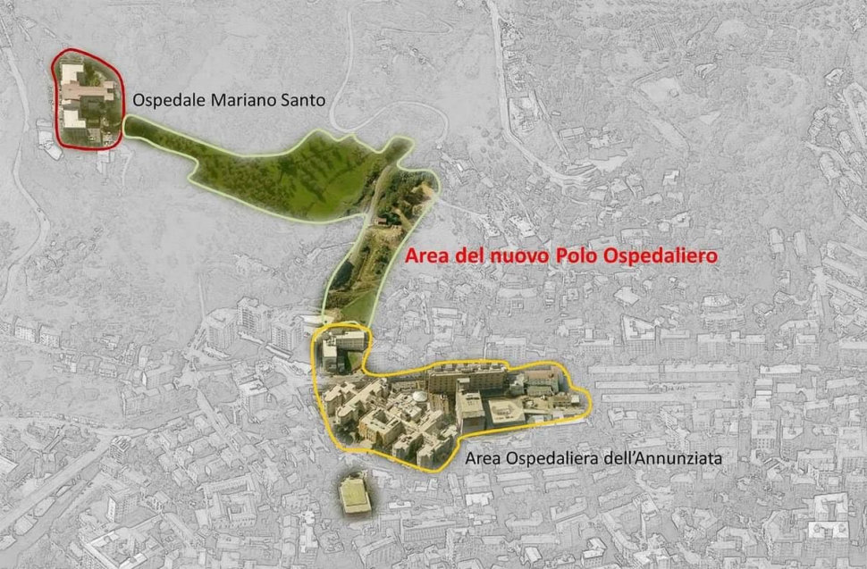 Diatriba Cosenza-Rende su ospedale, Mario Occhiuto «la vera sfida è la visione urbana, non il campanile» 54 Nuovo Ospedale di Cosenza2