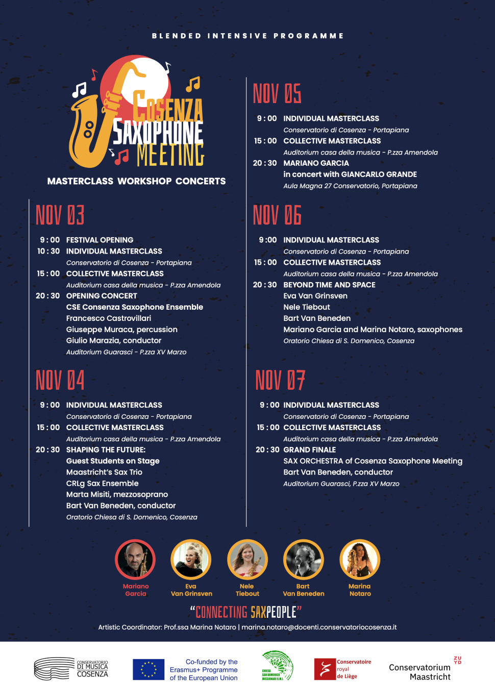 PROGRAMMA saxophone cosenza meeting