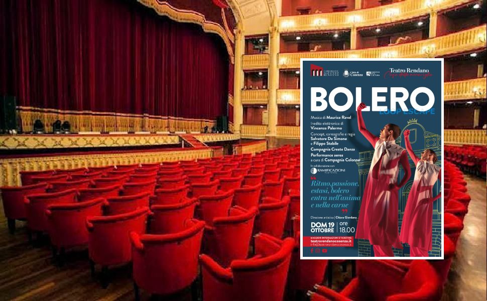 Al via la stagione del Teatro Rendano con "Bolero" di Ravel 51 Stagione Teatro Rendano Bolero