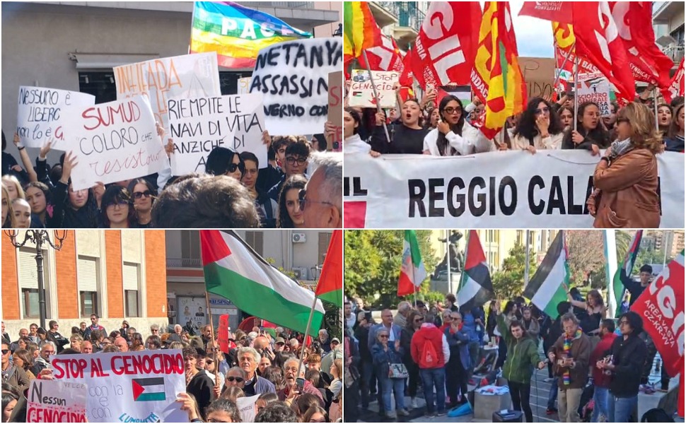 cortei sciopero generale calabria 3 ottobre