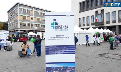 “Cosenza Città IN Salute”: in Piazza dei Bruzi tre giorni dedicati a prevenzione e benessere