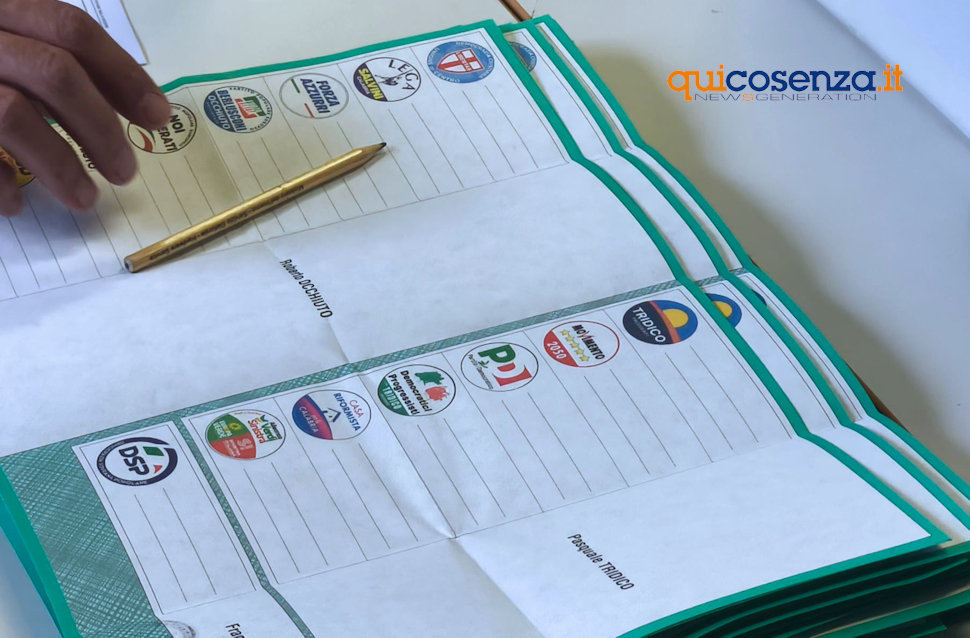 elezioni regionali calabria scheda 03