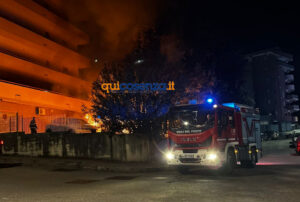 Auto incendiate Cosenza