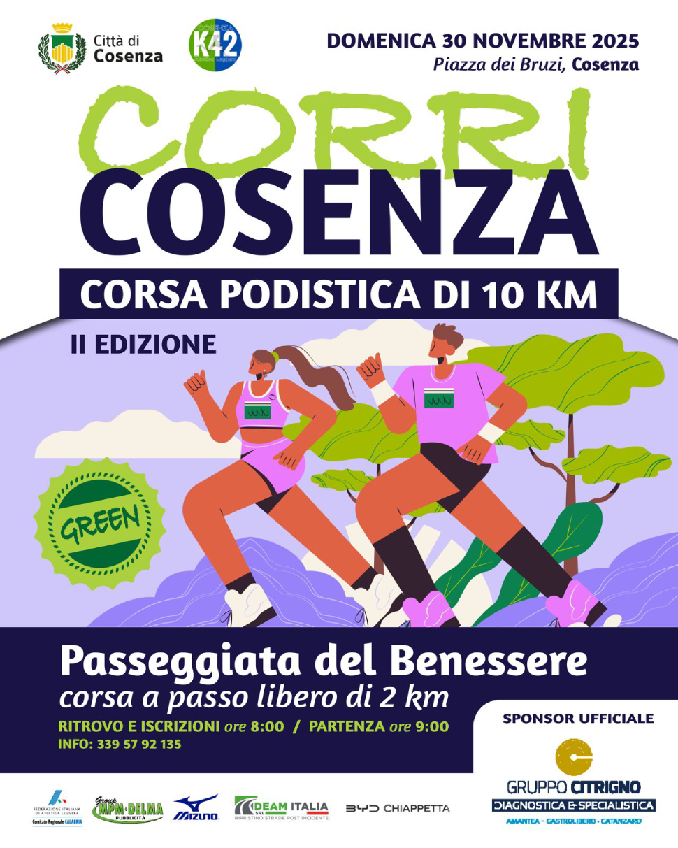 Corri Cosenza Green 2025