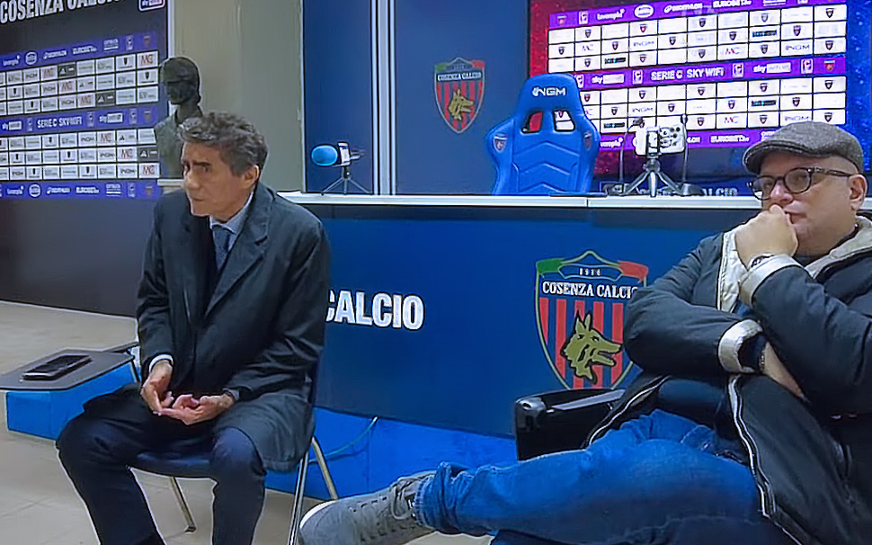 Gualtieri Cosenza Calcio incontro con i giornalisti