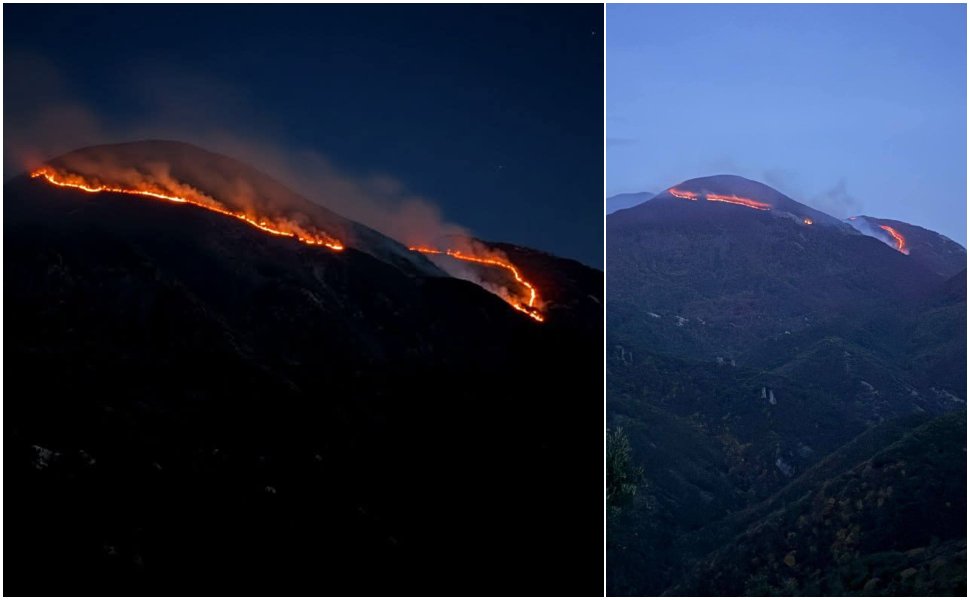 Incendio Monti dell'Orsomarso