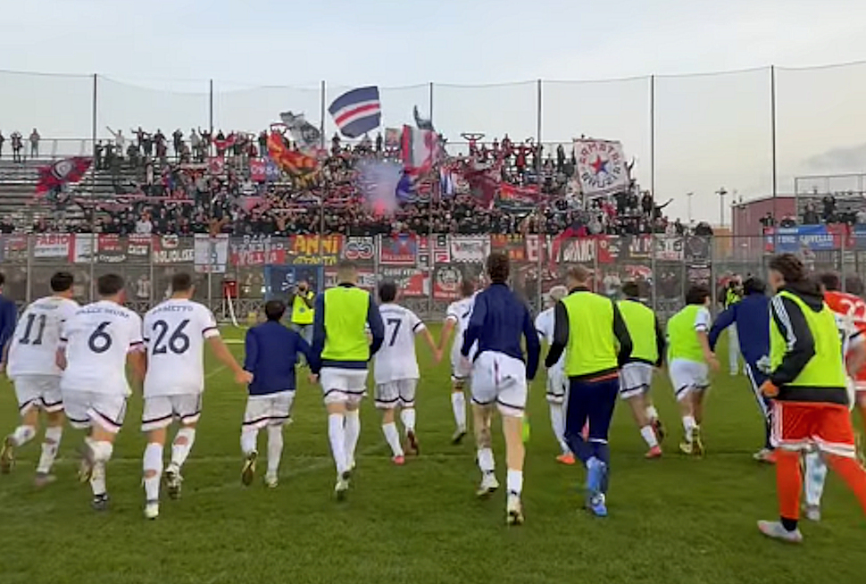 Latina Cosenza esultanza