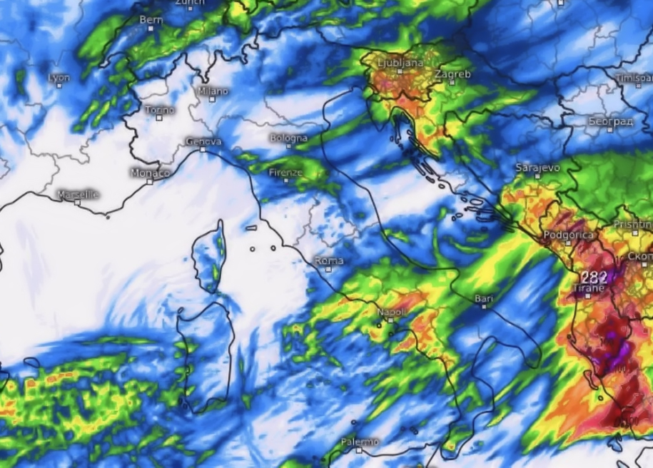 Le piogge e la neve su Sila e pollino attese nel fine settimana