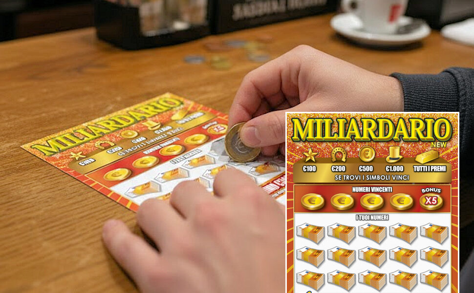 Gratta e vinci biglietto Miliardario news