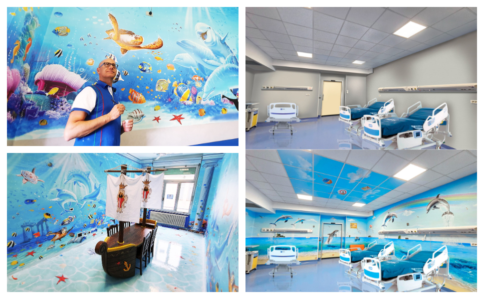 La magia degli Ospedali Dipinti arriva a Castrovillari: come trasformare Pediatria in un abbraccio di colori 52 Ospedali Dipinti pediatria