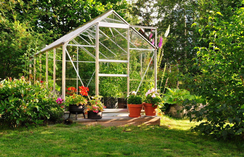 Serra giardino di casa