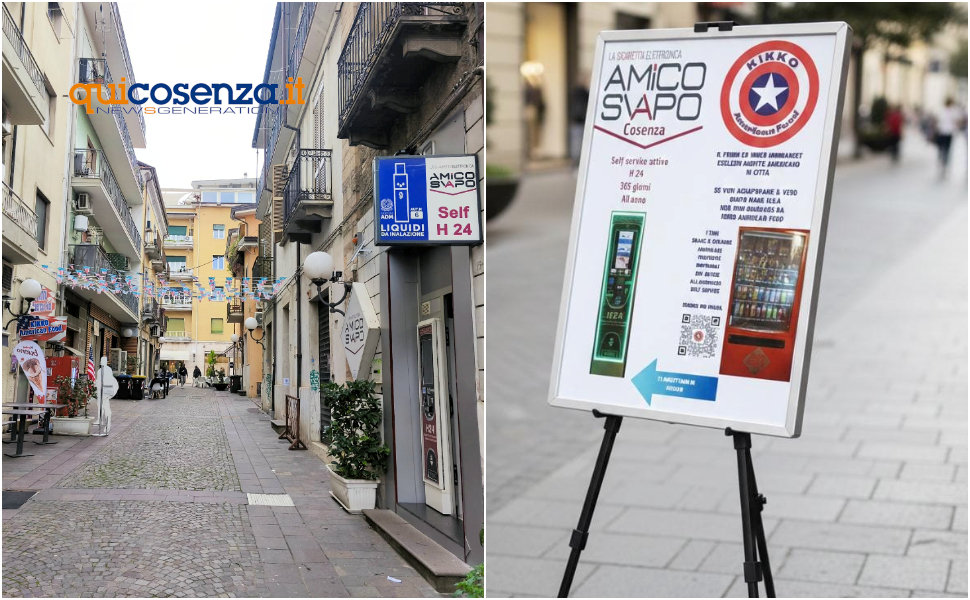 Tabelle pubblicitarie negozi traverse Corso Mazzini