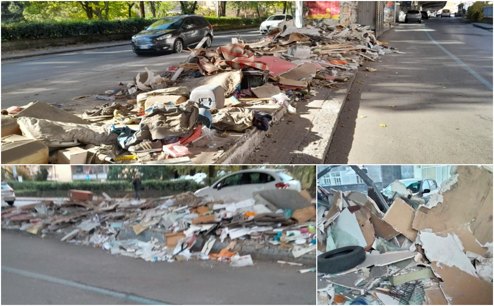 Via Padre Giglio macerie demolizione